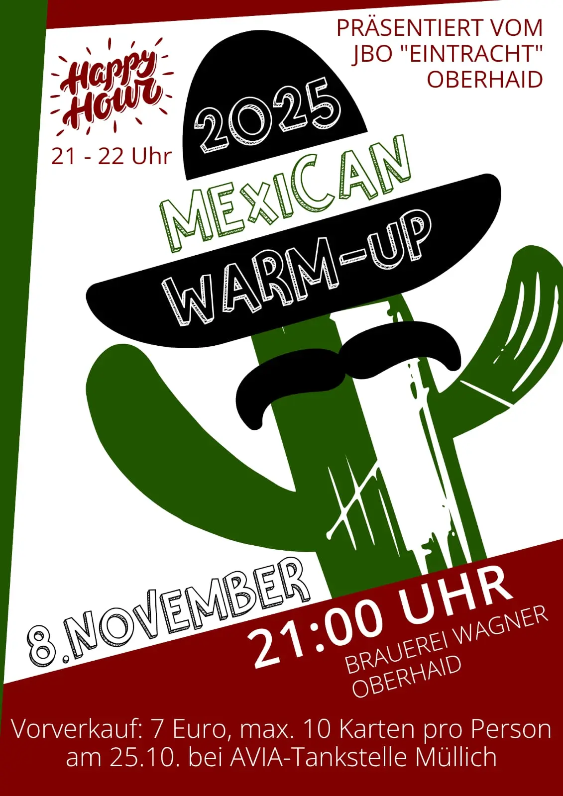Plakat Mexican Warm-up 2025