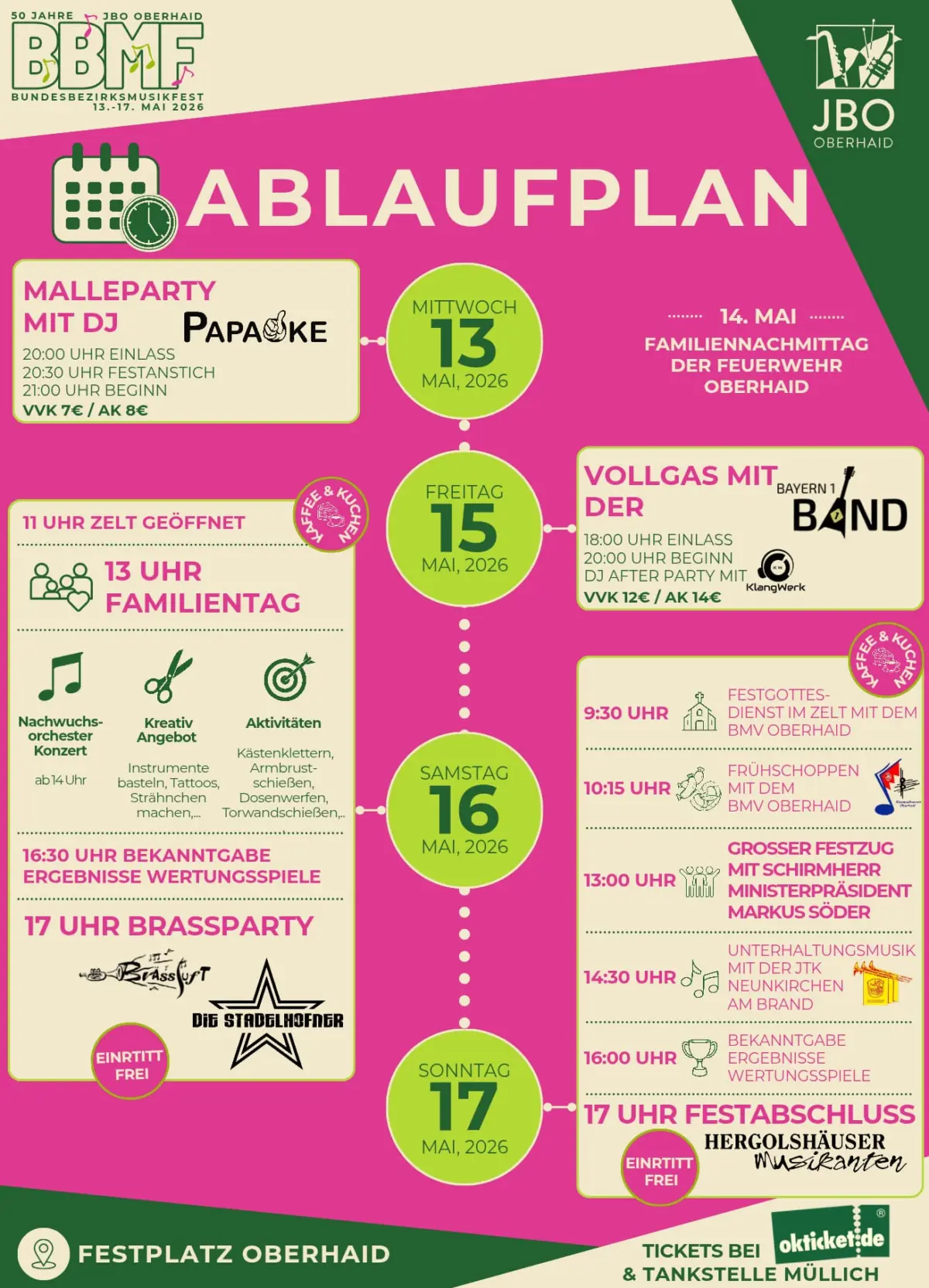 Plakat Bundesbezirksmusikfest 2026